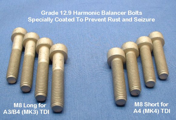 SubF Part MNM8LONG - A3/B4 TDI Harmonic Balancer Bolts
